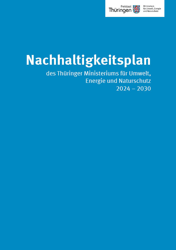 Deckblatt des Thüringer Nachhaltigkeitsplans